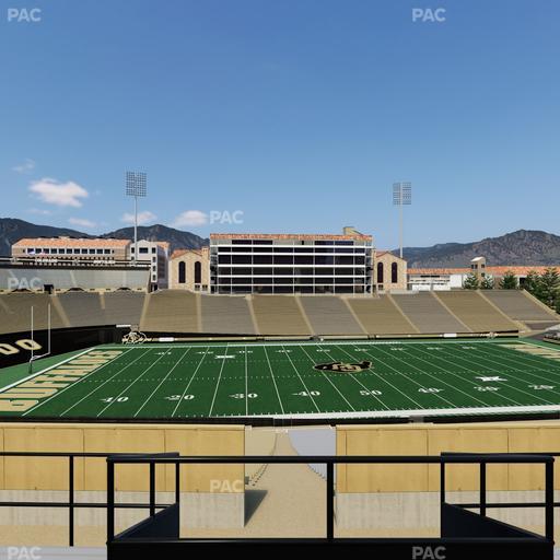 Folsom Field - Section 217 Seat View