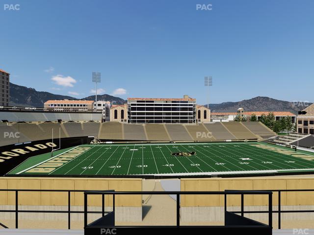 Folsom Field - Section 217 Seat View