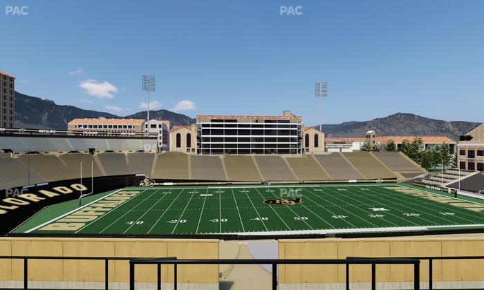Folsom Field - Section 217 Seat View
