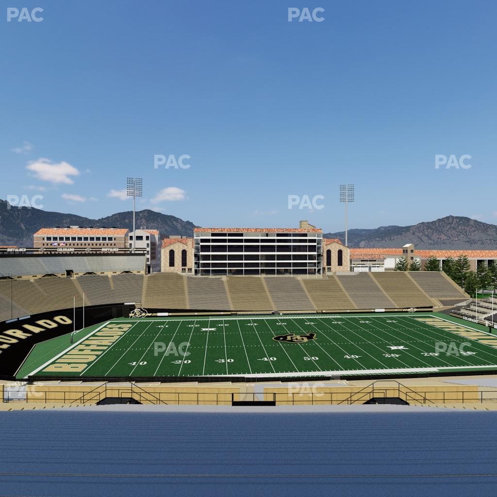 Folsom Field - Section 217 Seat View