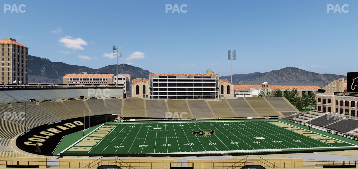 Folsom Field - Section 217 Seat View