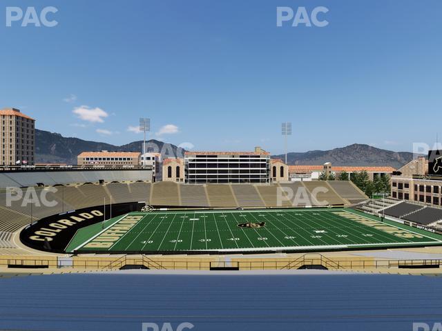 Folsom Field - Section 217 Seat View
