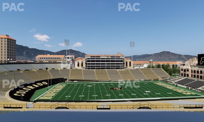 Folsom Field - Section 217 Seat View