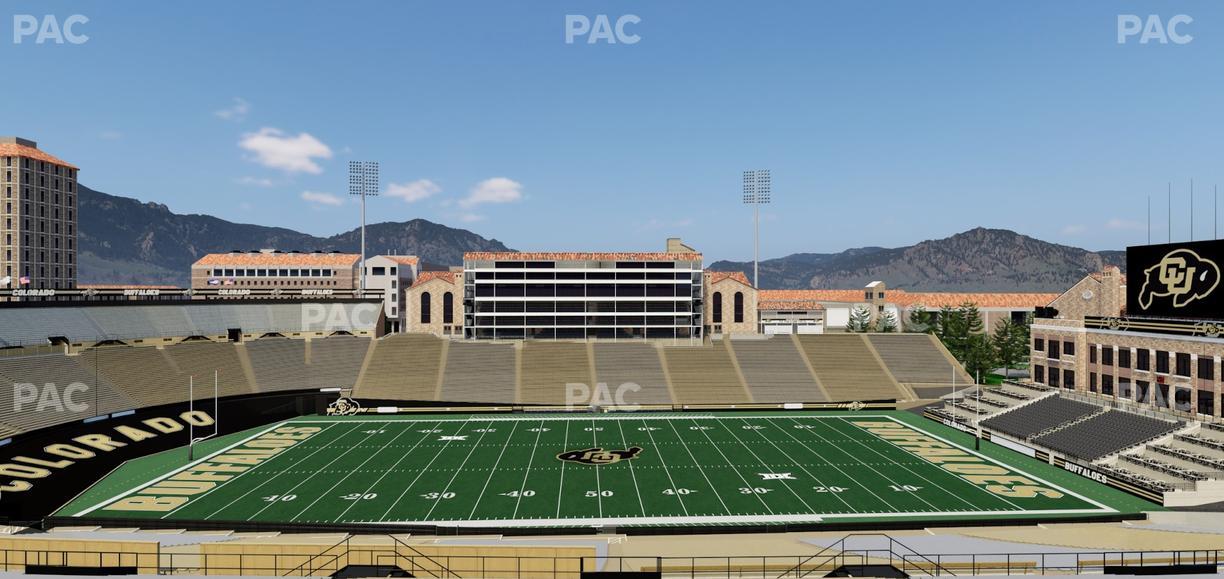 Folsom Field - Section 218 Seat View