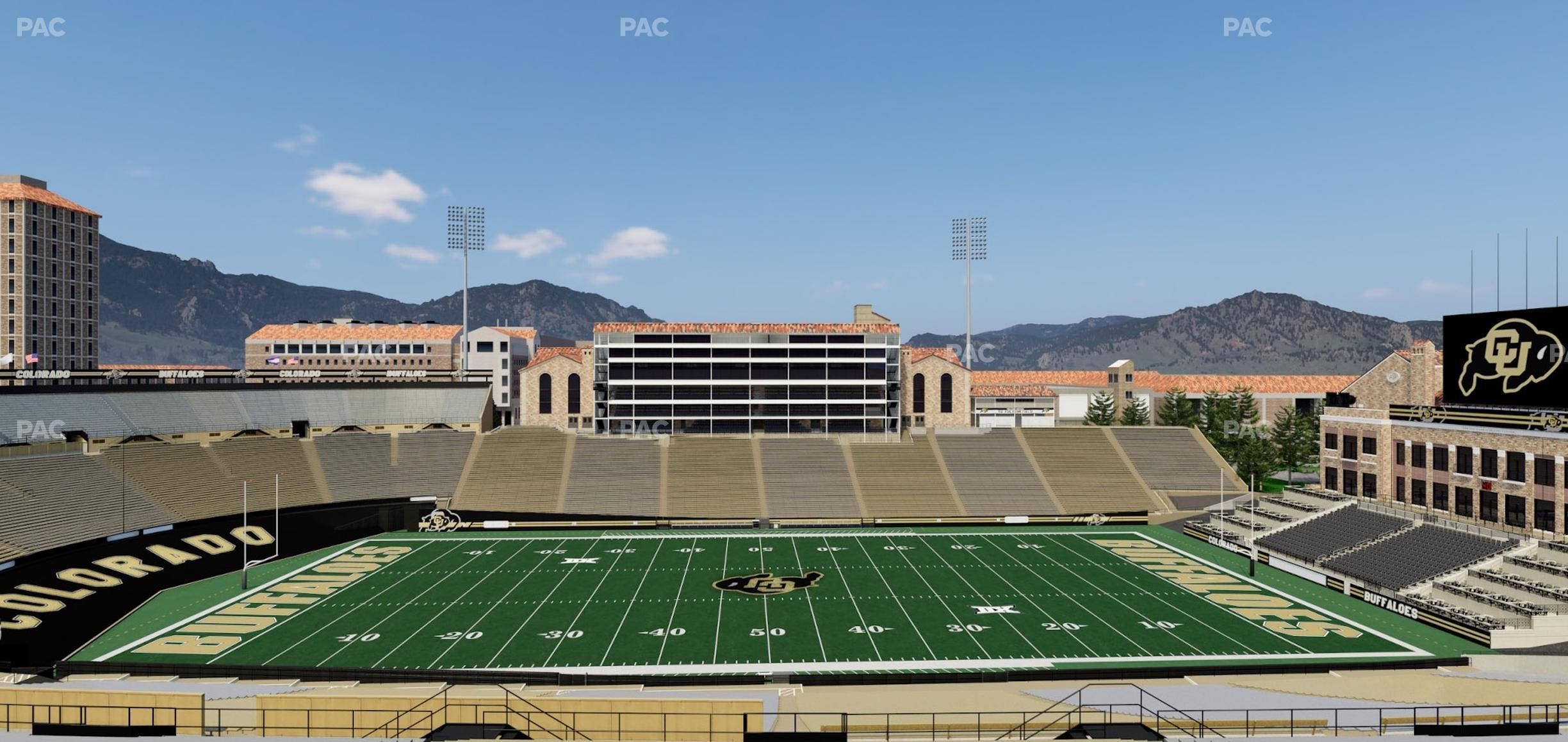 Folsom Field - Section 218 Seat View