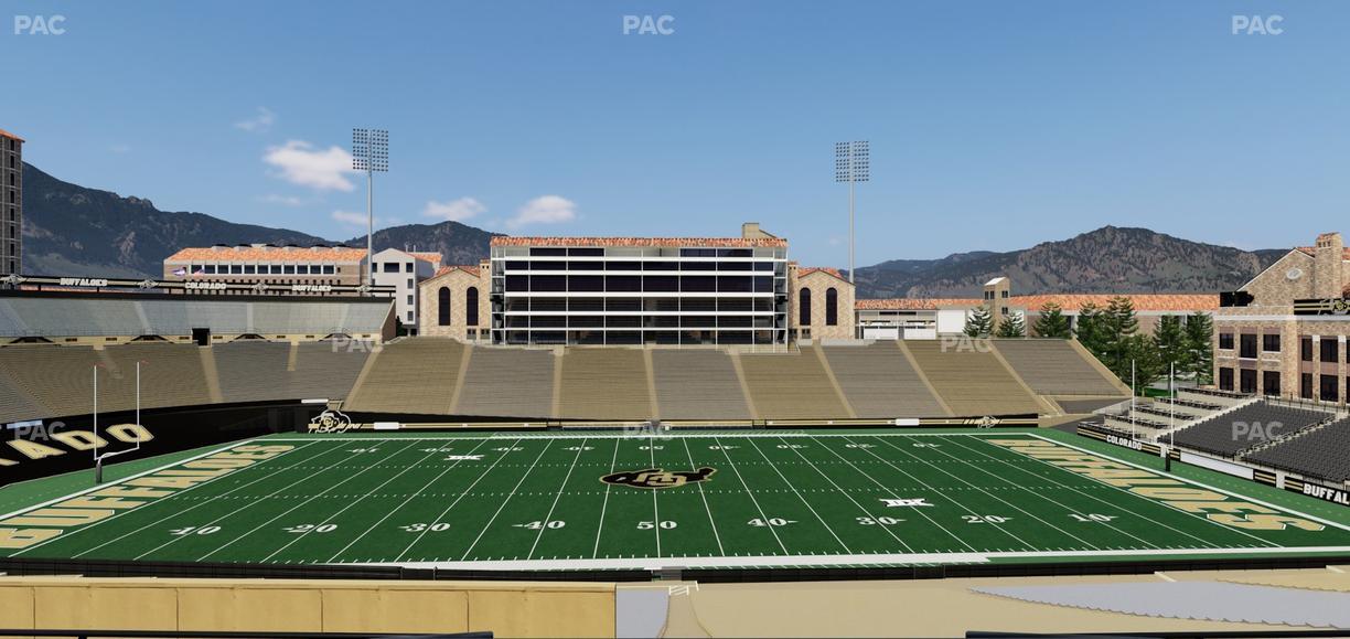 Folsom Field - Section 218 Seat View