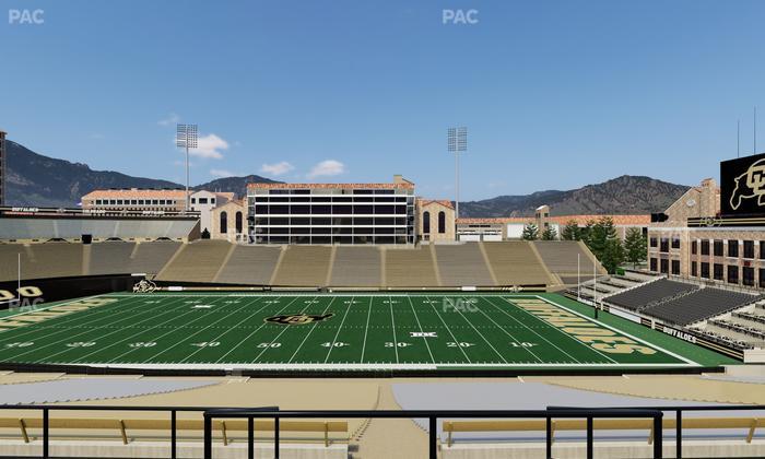 Folsom Field - Section 219 Seat View