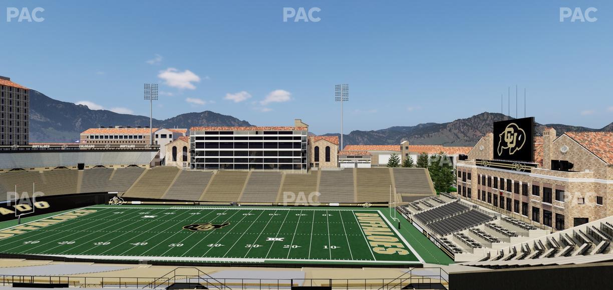 Folsom Field - Section 220 Seat View