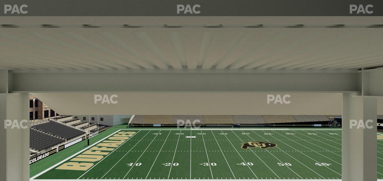 Folsom Field - Section 301 Seat View