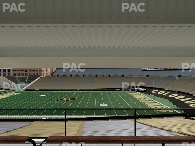 Folsom Field - Section 302 Seat View