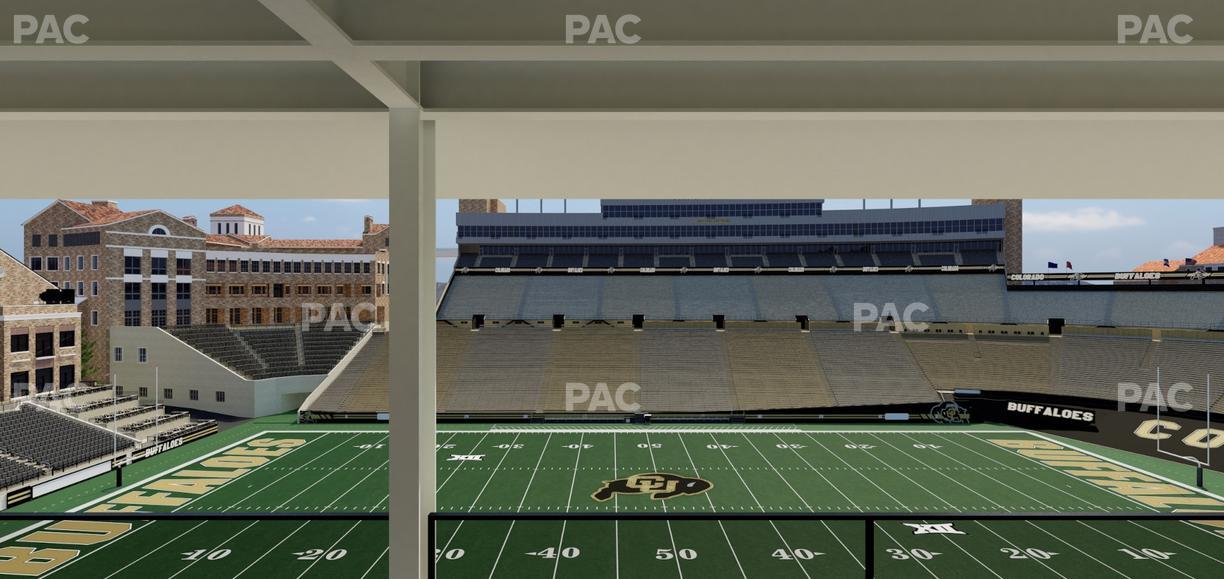 Folsom Field - Section 401 Seat View