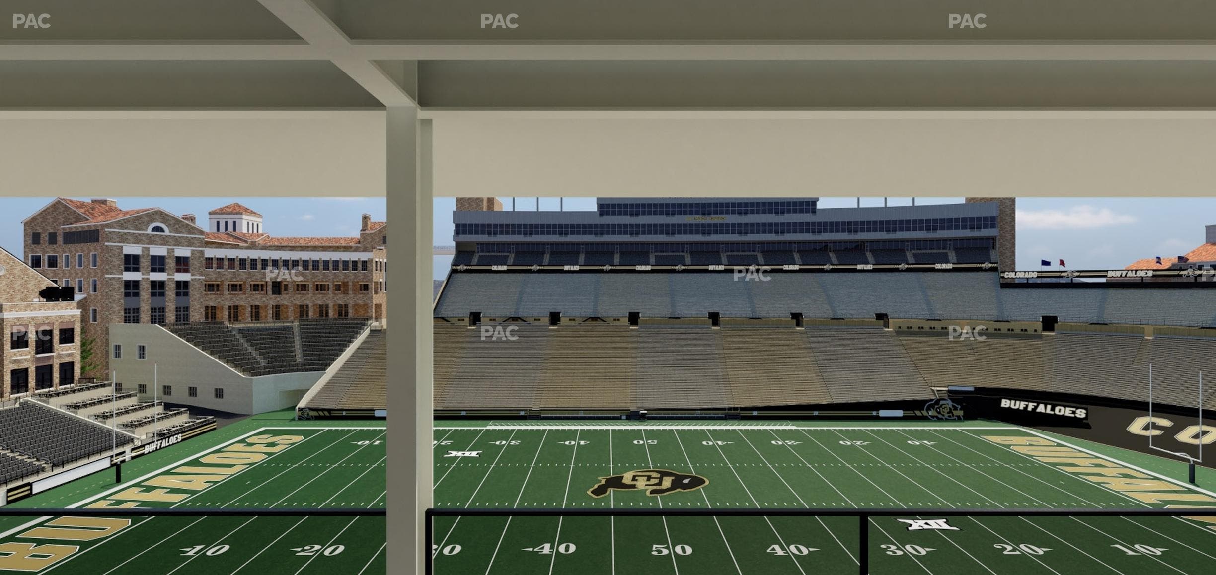 Folsom Field - Section 401 Seat View