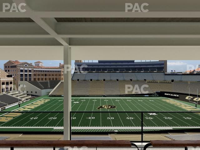 Folsom Field - Section 401 Seat View