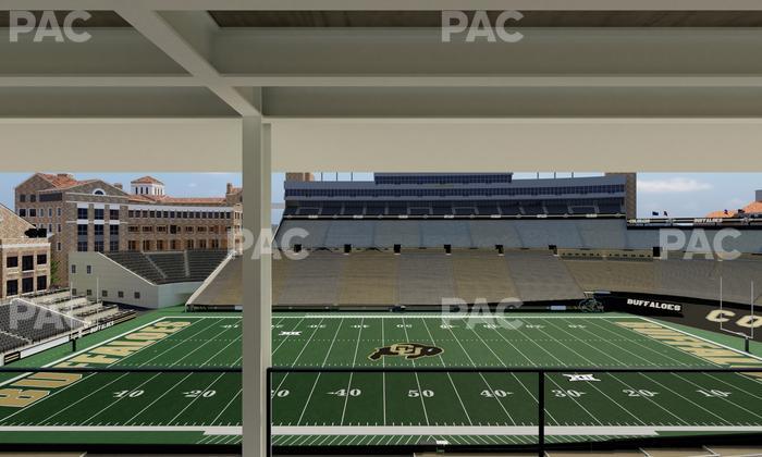 Folsom Field - Section 401 Seat View
