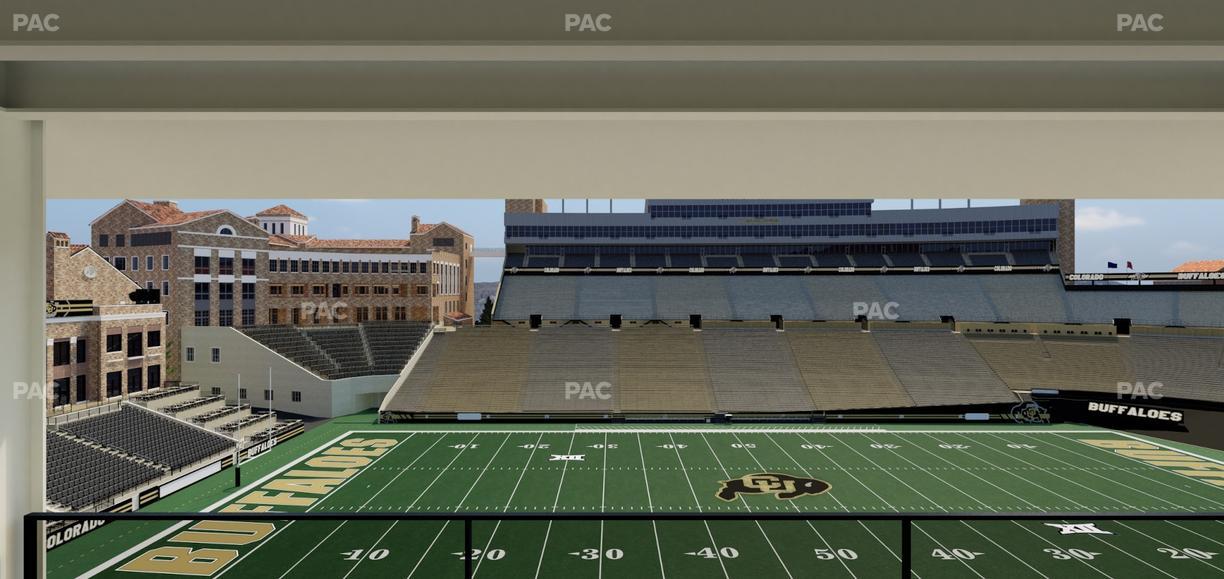 Folsom Field - Section 401 Seat View