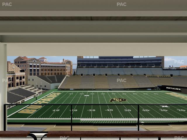 Folsom Field - Section 401 Seat View