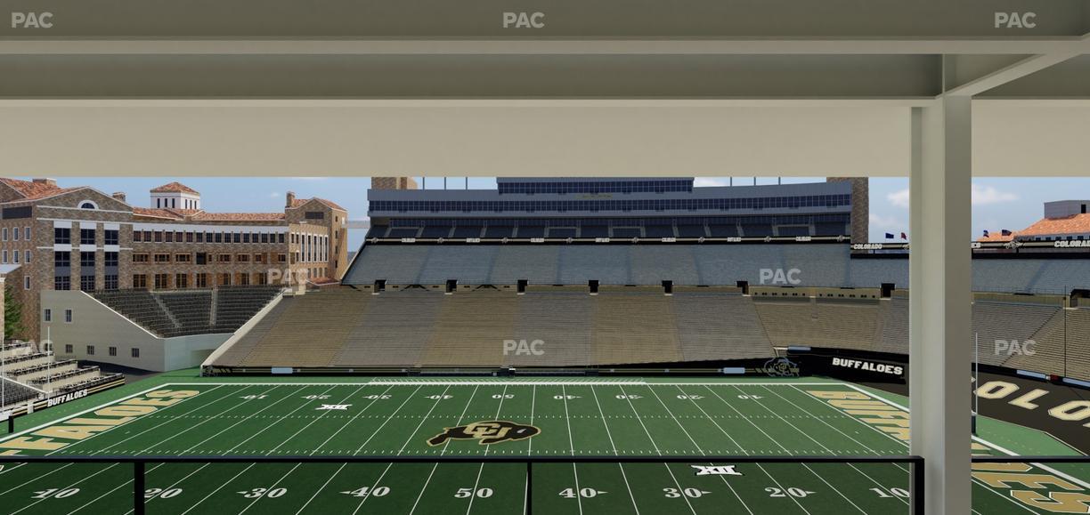 Folsom Field - Section 402 Seat View