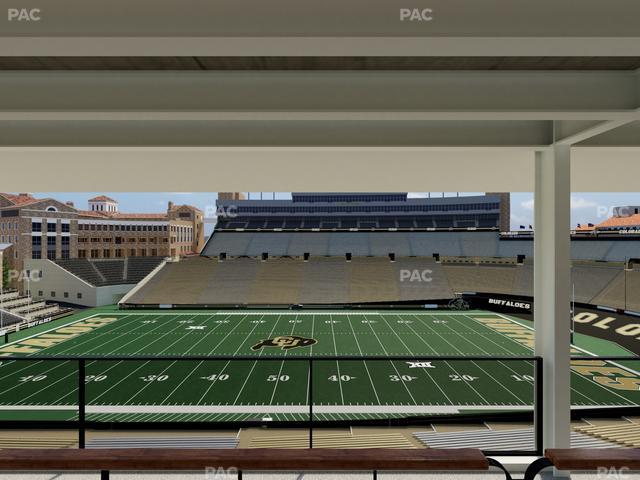 Folsom Field - Section 402 Seat View