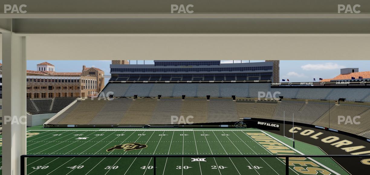 Folsom Field - Section 402 Seat View