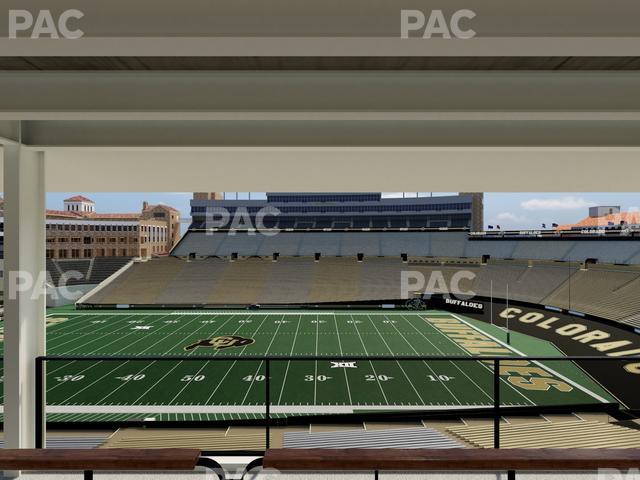 Folsom Field - Section 402 Seat View