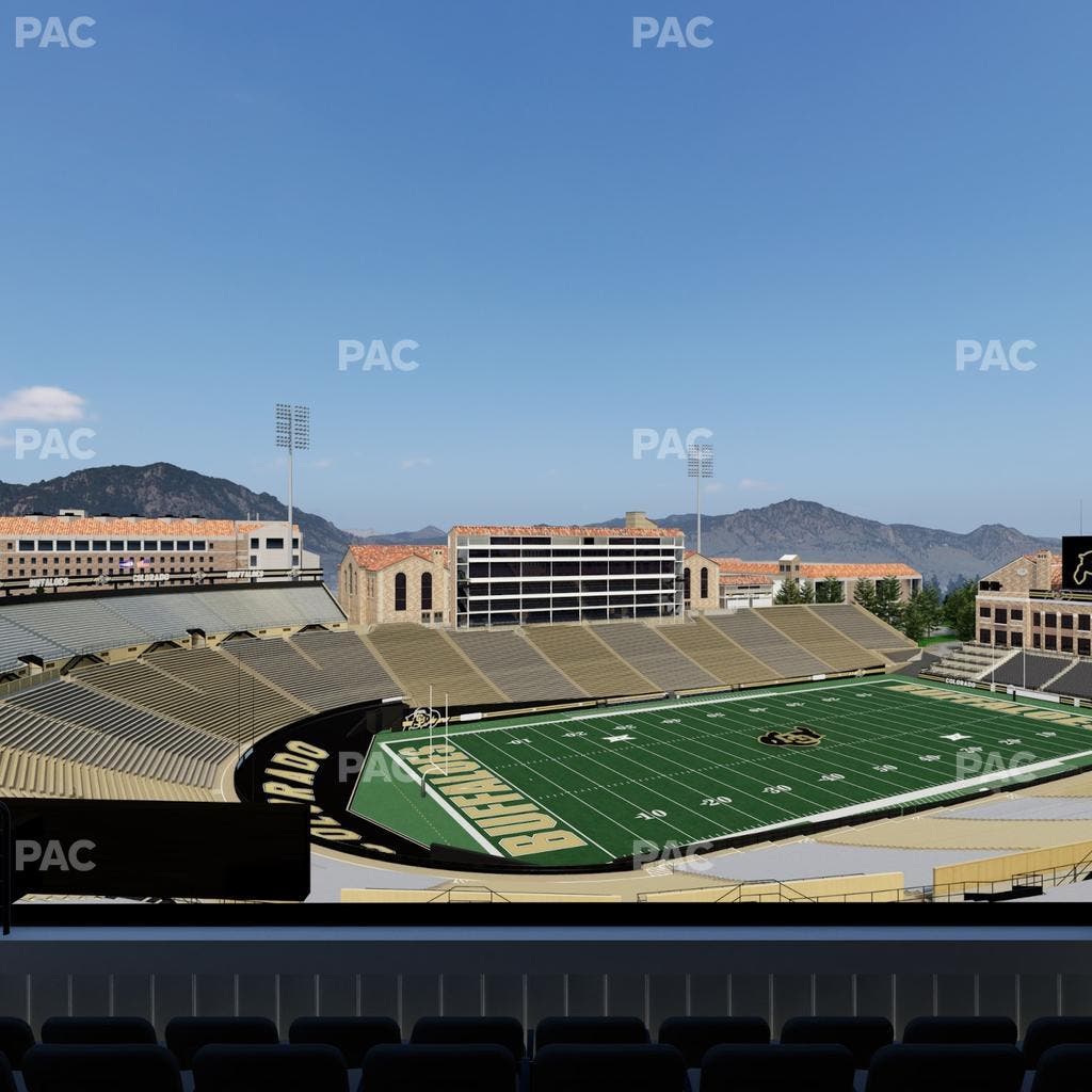 Folsom Field - Section 551 Seat View