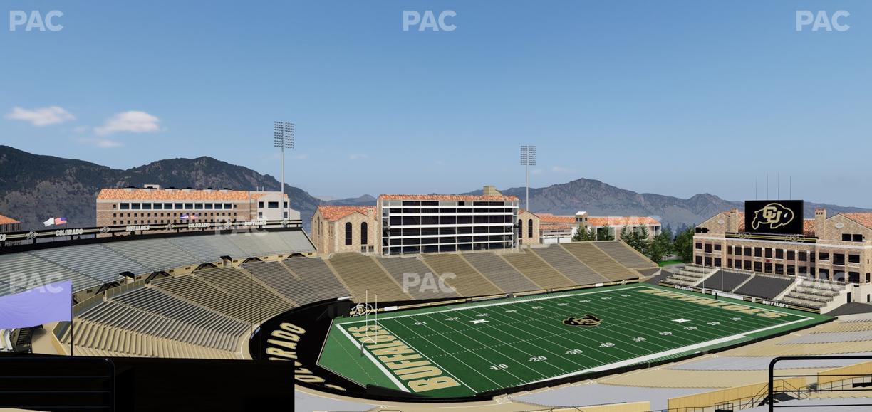 Folsom Field - Section 551 Seat View
