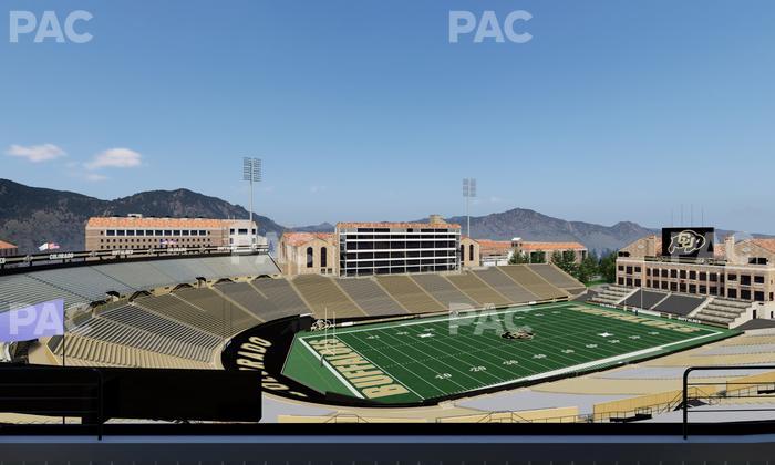 Folsom Field - Section 551 Seat View