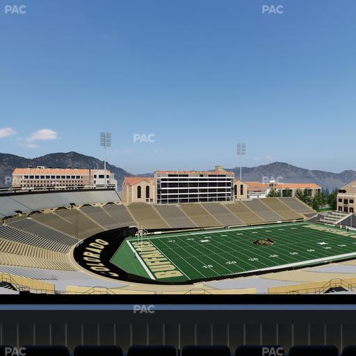Folsom Field - Section 553 Seat View