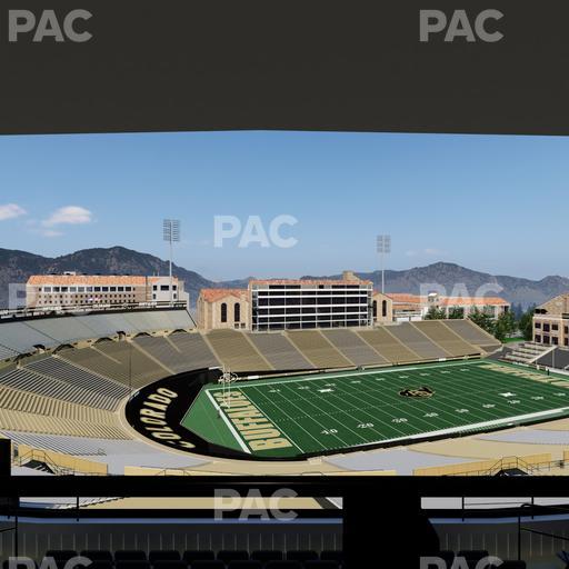Folsom Field - Section 553 Seat View