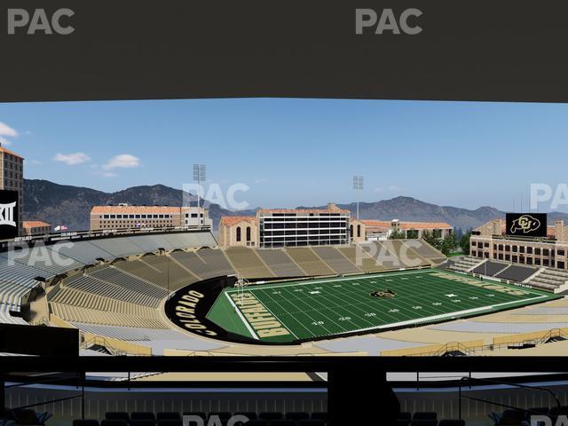 Folsom Field - Section 553 Seat View