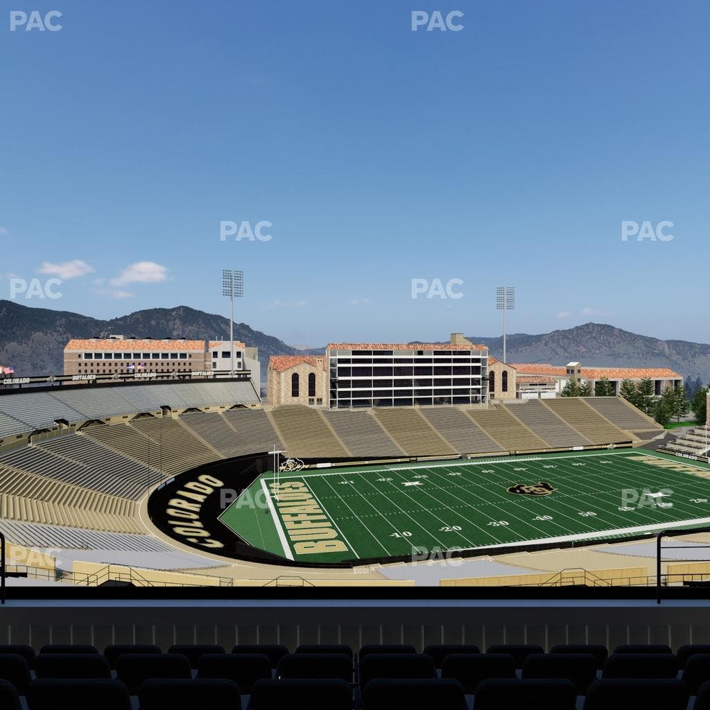 Folsom Field - Section 555 Seat View