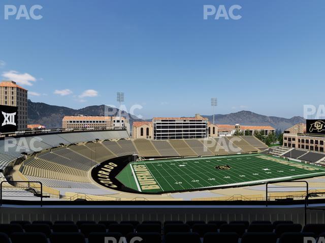 Folsom Field - Section 555 Seat View