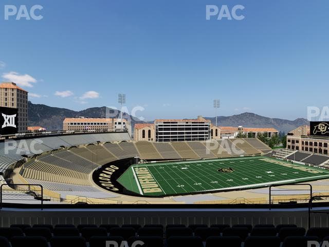 Folsom Field - Section 555 Seat View