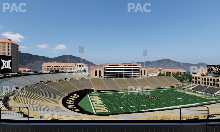 Folsom Field - Section 555 Seat View