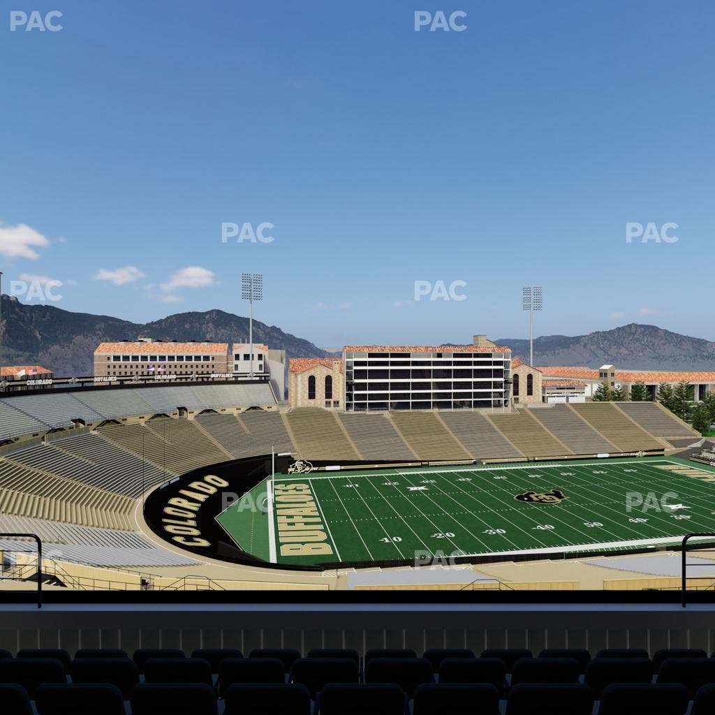 Folsom Field - Section 557 Seat View