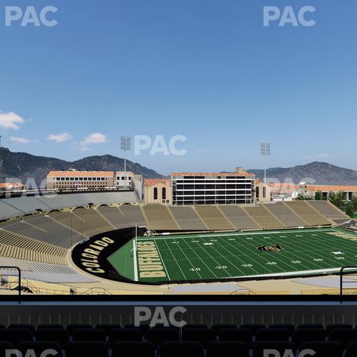 Folsom Field - Section 557 Seat View