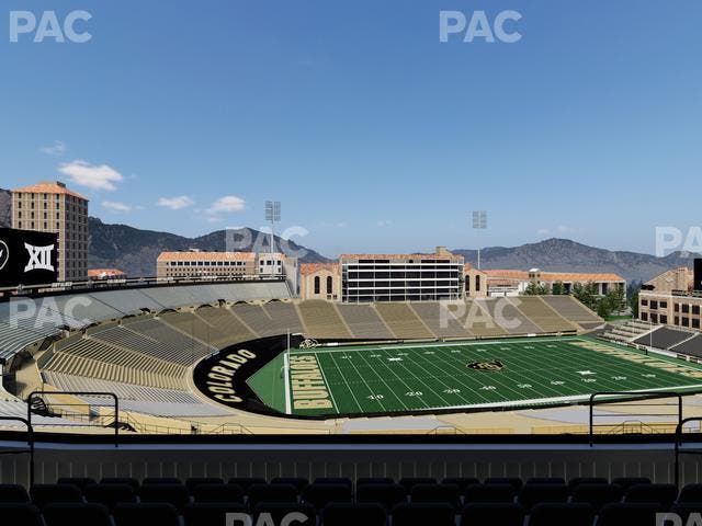 Folsom Field - Section 557 Seat View
