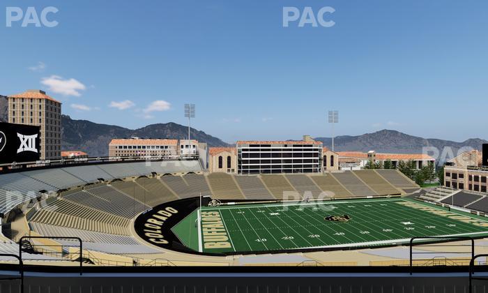 Folsom Field - Section 557 Seat View
