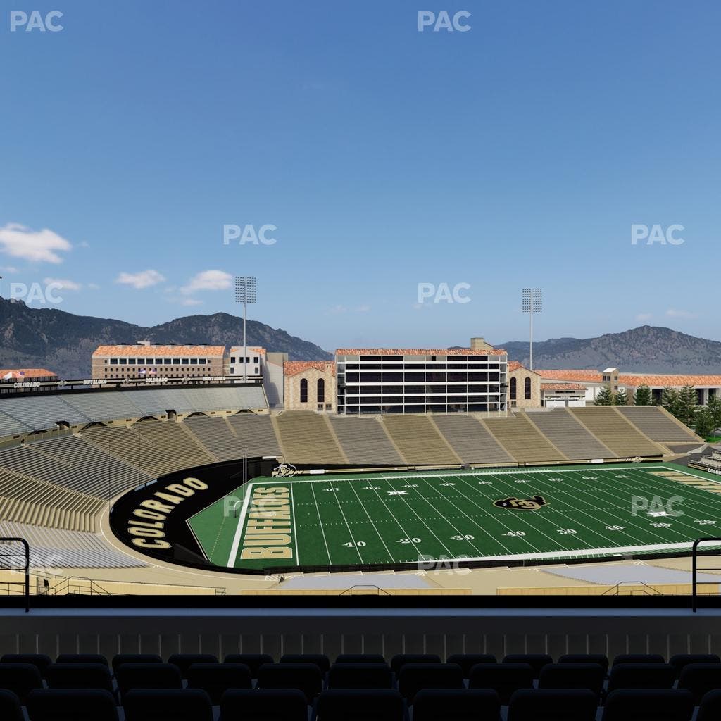 Folsom Field - Section 559 Seat View