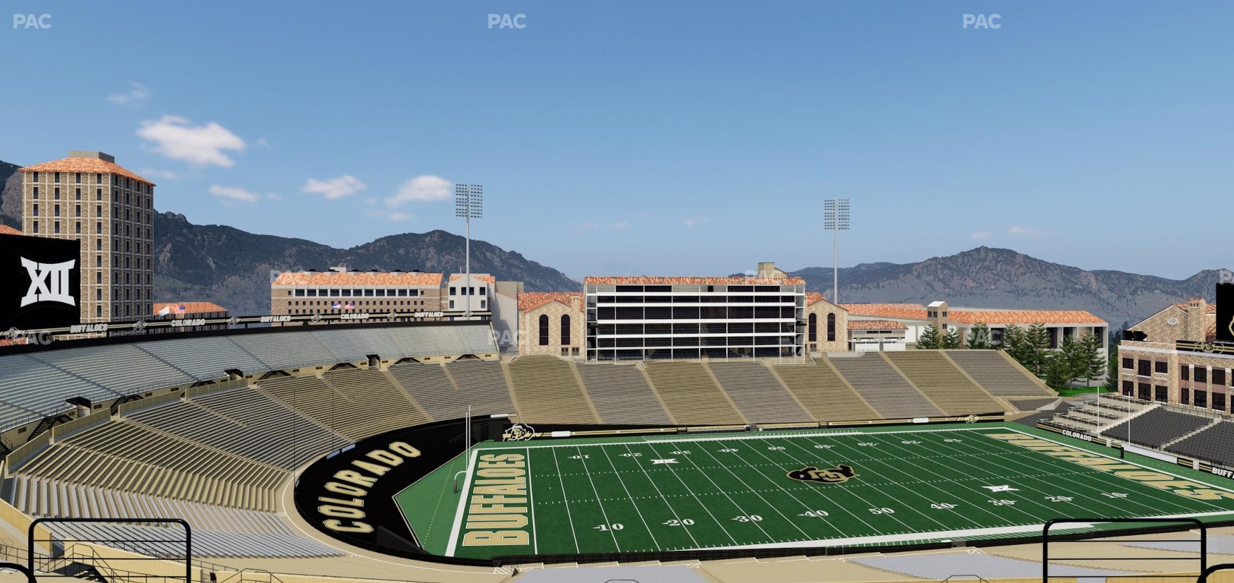 Folsom Field - Section 559 Seat View