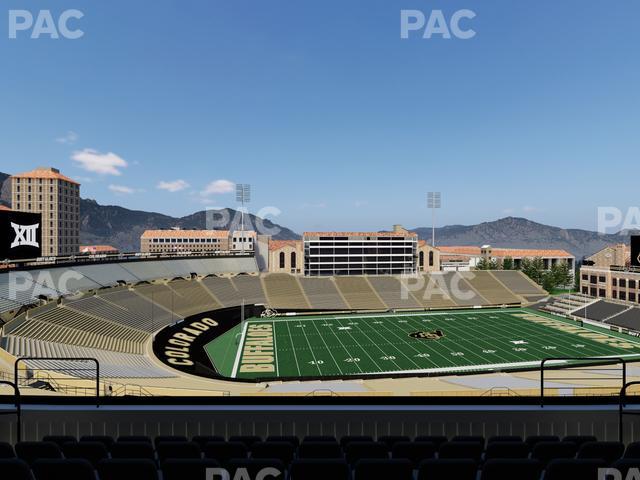 Folsom Field - Section 559 Seat View
