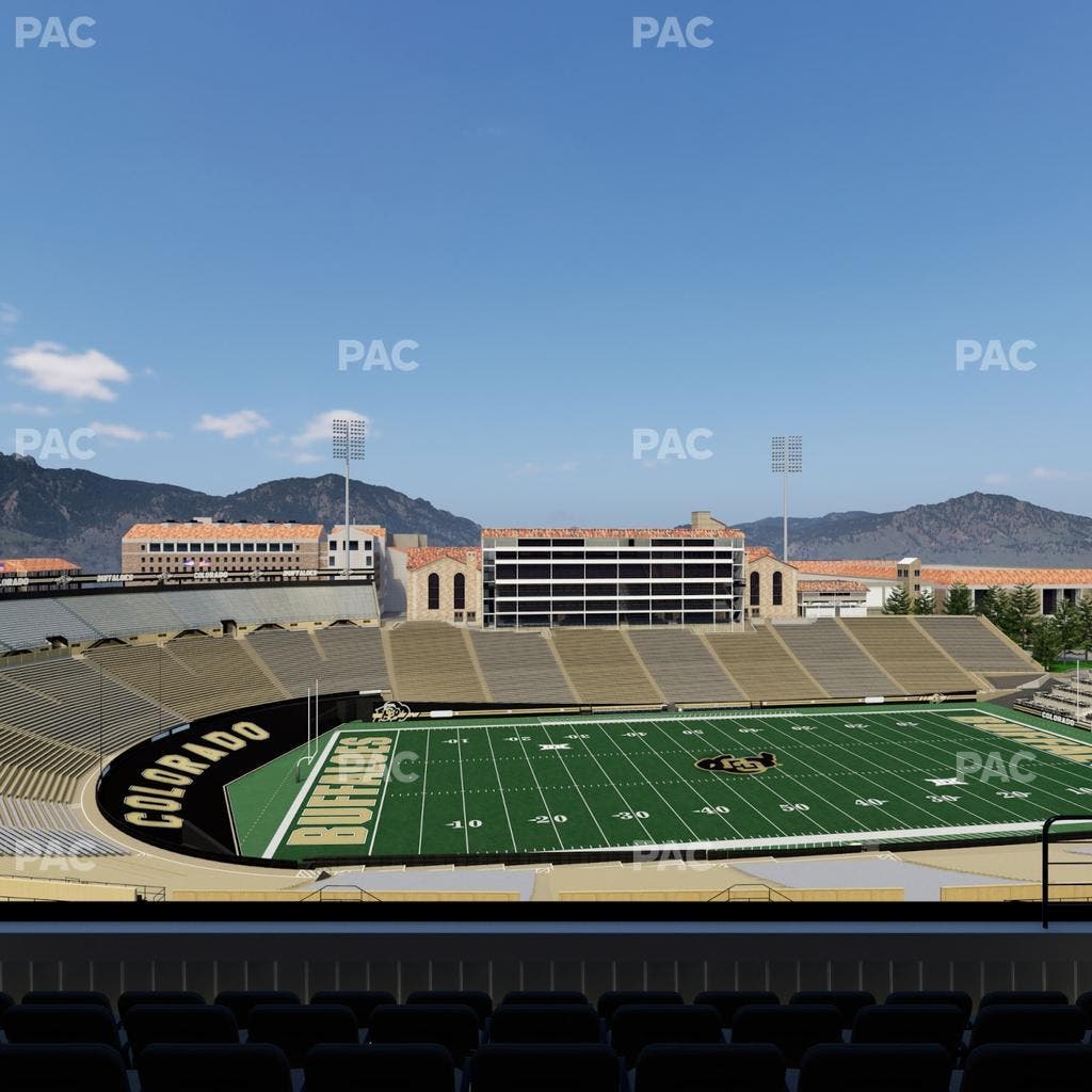 Folsom Field - Section 561 Seat View