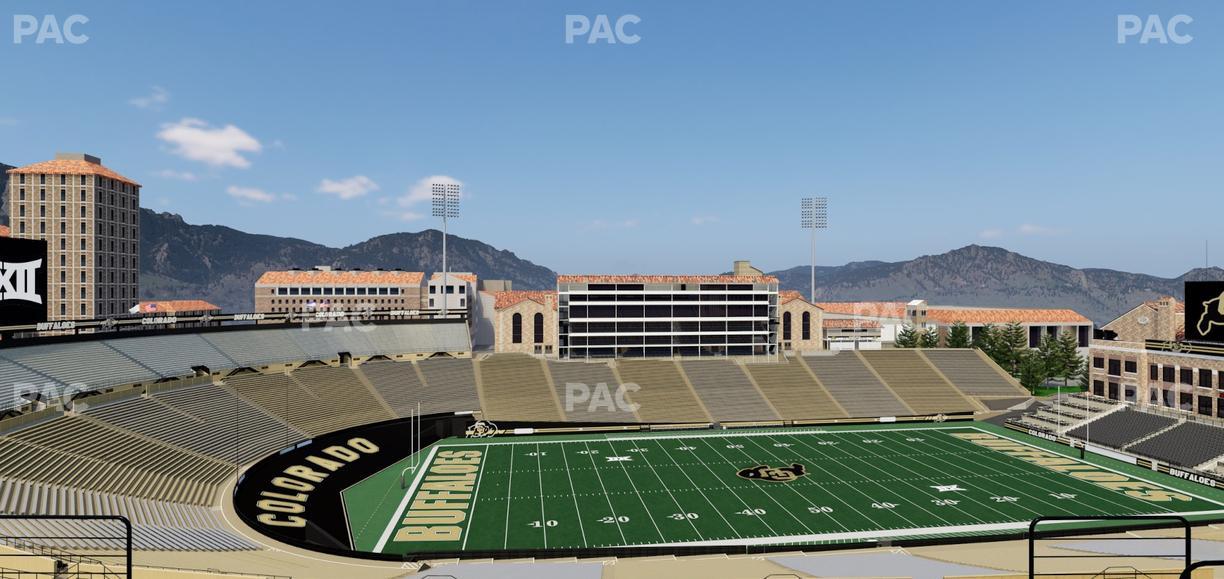 Folsom Field - Section 561 Seat View