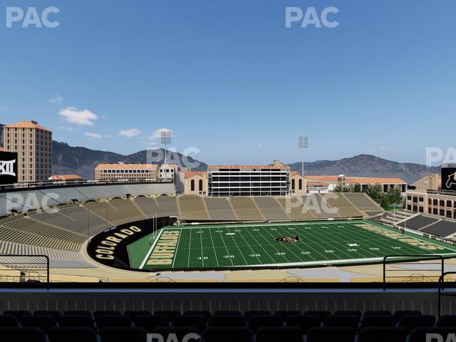 Folsom Field - Section 561 Seat View