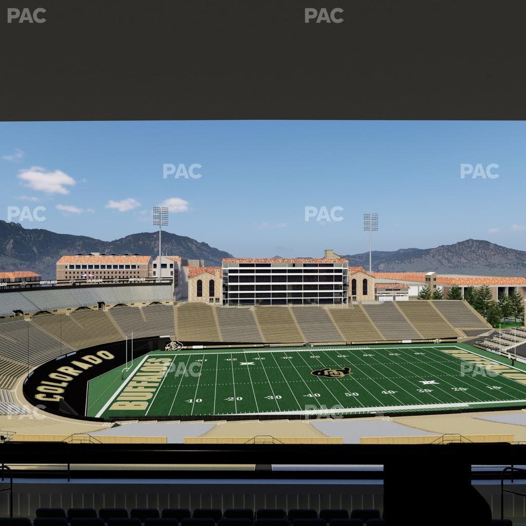 Folsom Field - Section 563 Seat View