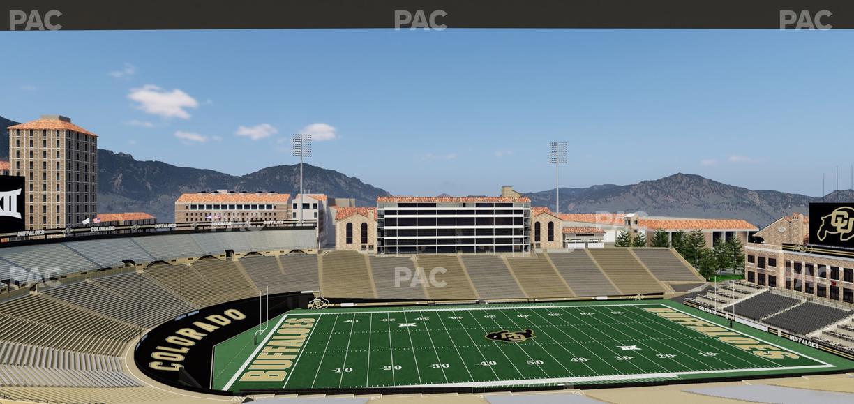 Folsom Field - Section 563 Seat View