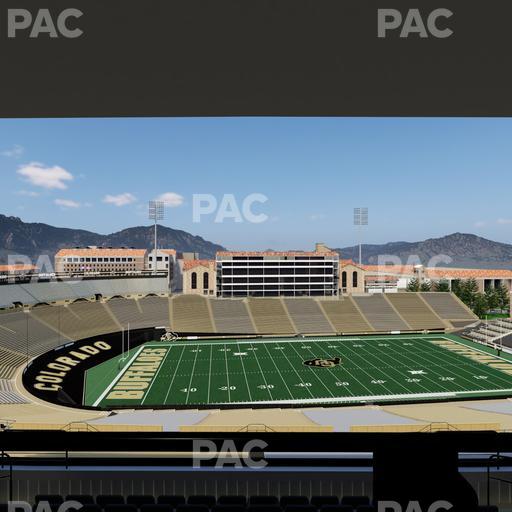 Folsom Field - Section 563 Seat View