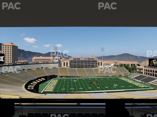 Folsom Field - Section 563 Seat View
