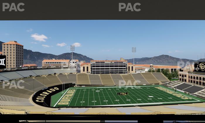 Folsom Field - Section 563 Seat View