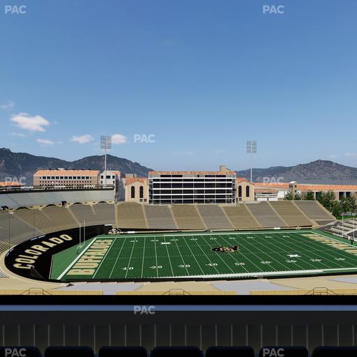 Folsom Field - Section 563 Seat View
